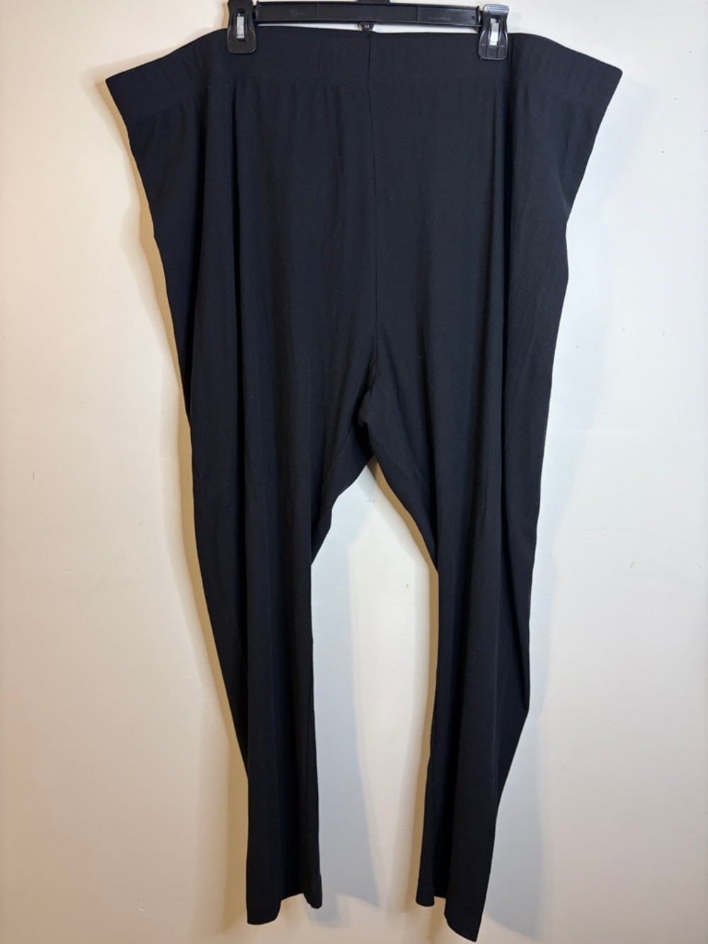 Old Navy Women’s Black Ribbed Leggings Size 4X NWT #101